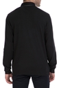TED BAKER-Ανδρική πόλο μπλούζα WOOLPAK TED BAKER γκρι-μαύρη